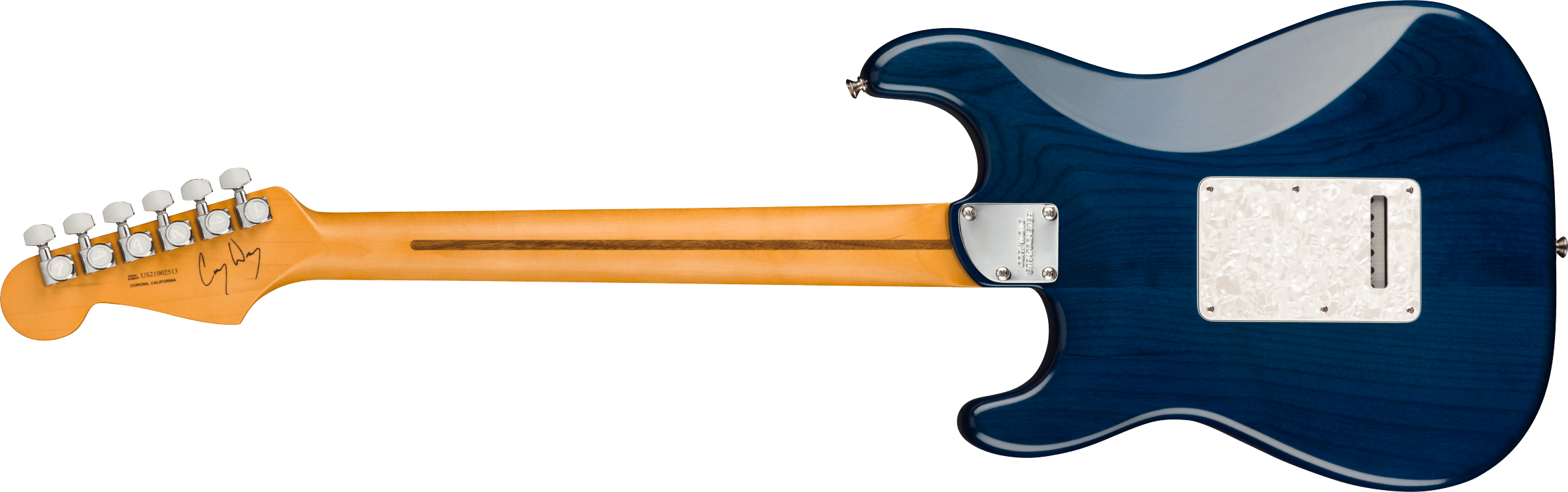 Cory Wong Stratocaster®, Rosewood Fingerboard, Sapphire Blue Transparent追加画像 Cory Wong Stratocaster®, Rosewood Fingerboard, Sapphire Blue Transparent追加画像