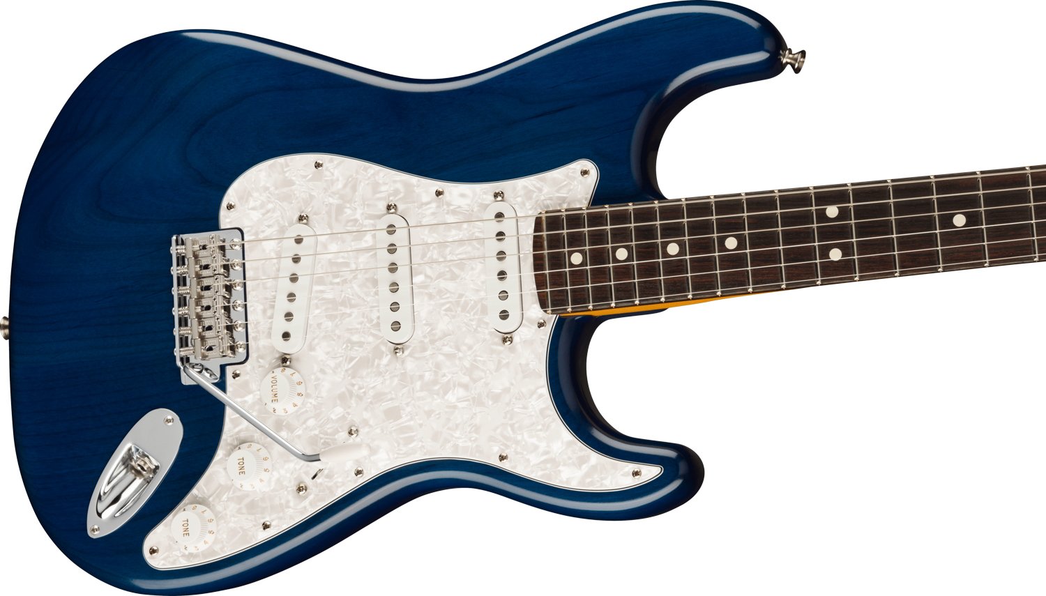 Cory Wong Stratocaster®, Rosewood Fingerboard, Sapphire Blue Transparent追加画像 Cory Wong Stratocaster®, Rosewood Fingerboard, Sapphire Blue Transparent追加画像
