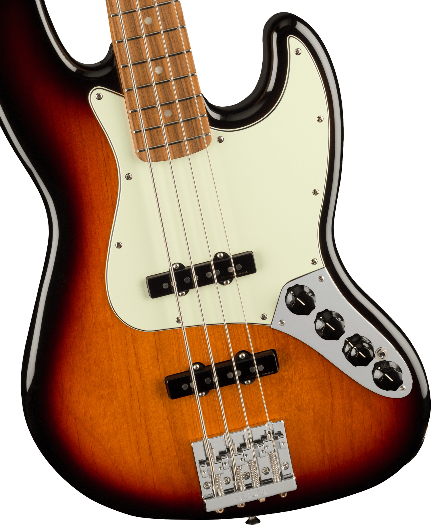 Player Plus Jazz Bass, Pau Ferro Fingerboard, 3-Color Sunburst追加画像