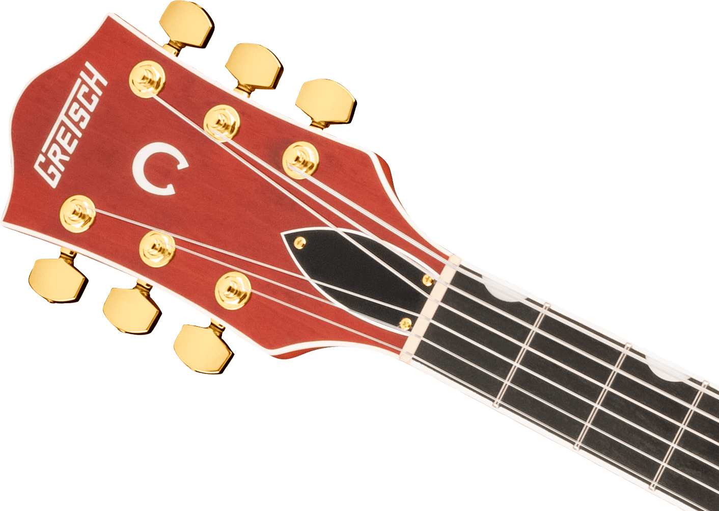 G6120TG-LH Players Edition Nashville® Hollow Body with String-Thru Bigsby®, Left-Handed, Ebony Fingerboard, Orange Stain追加画像 G6120TG-LH Players Edition Nashville® Hollow Body with String-Thru Bigsby®, Left-Handed, Ebony Fingerboard, Orange Stain追加画像