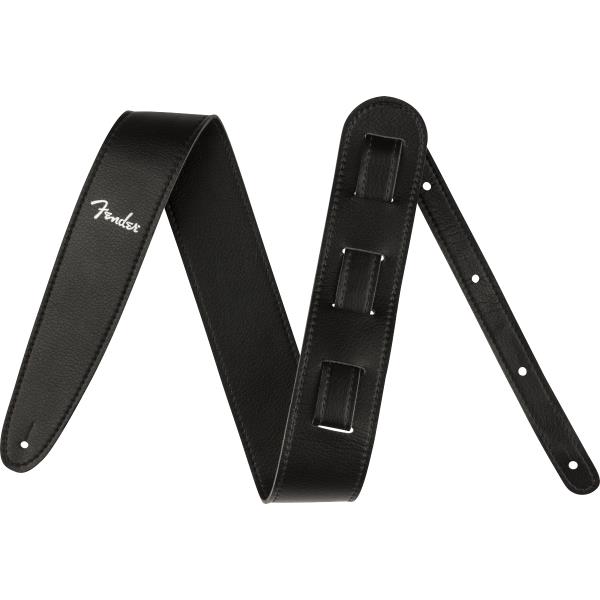 Fender-ストラップFender Vegan Leather Strap, Black, 2.5"
