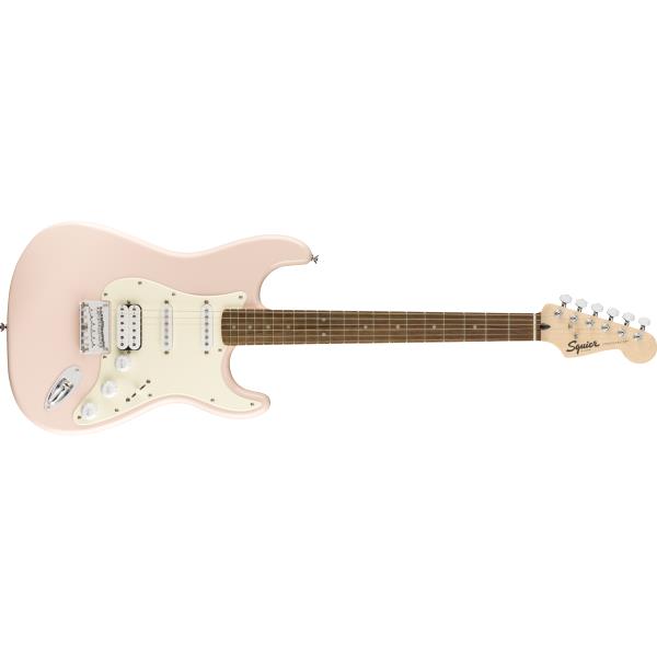 Squier-ストラトキャスターBullet Stratocaster HT HSS, Laurel Fingerboard, Shell Pink