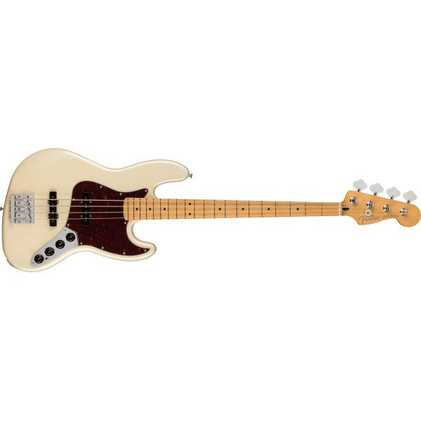 Fender-ジャズベースPlayer Plus Jazz Bass, Maple Fingerboard, Olympic Pearl