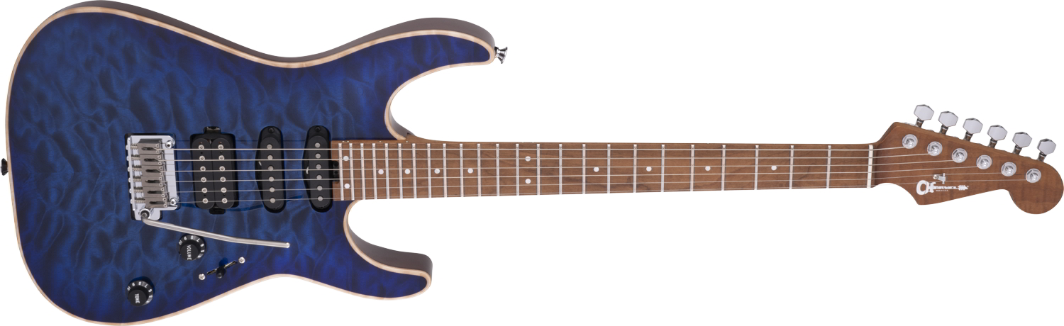 USA Select DK24 HSS 2PT CM QM, Caramelized Maple Fingerboard, Blue Burst追加画像 USA Select DK24 HSS 2PT CM QM, Caramelized Maple Fingerboard, Blue Burst追加画像