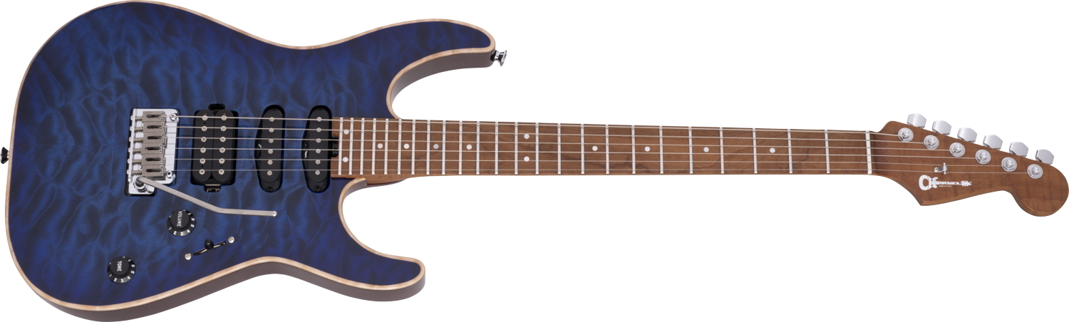 USA Select DK24 HSS 2PT CM QM, Caramelized Maple Fingerboard, Blue Burst追加画像 USA Select DK24 HSS 2PT CM QM, Caramelized Maple Fingerboard, Blue Burst追加画像