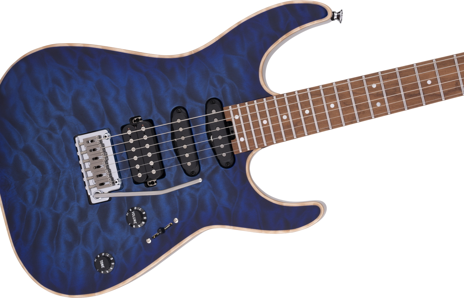 USA Select DK24 HSS 2PT CM QM, Caramelized Maple Fingerboard, Blue Burst追加画像 USA Select DK24 HSS 2PT CM QM, Caramelized Maple Fingerboard, Blue Burst追加画像