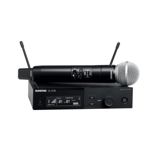 Shure-SM58&reg;ハンドヘルド型送信機付属ワイヤレスシステムSLXD24J/SM58-JB