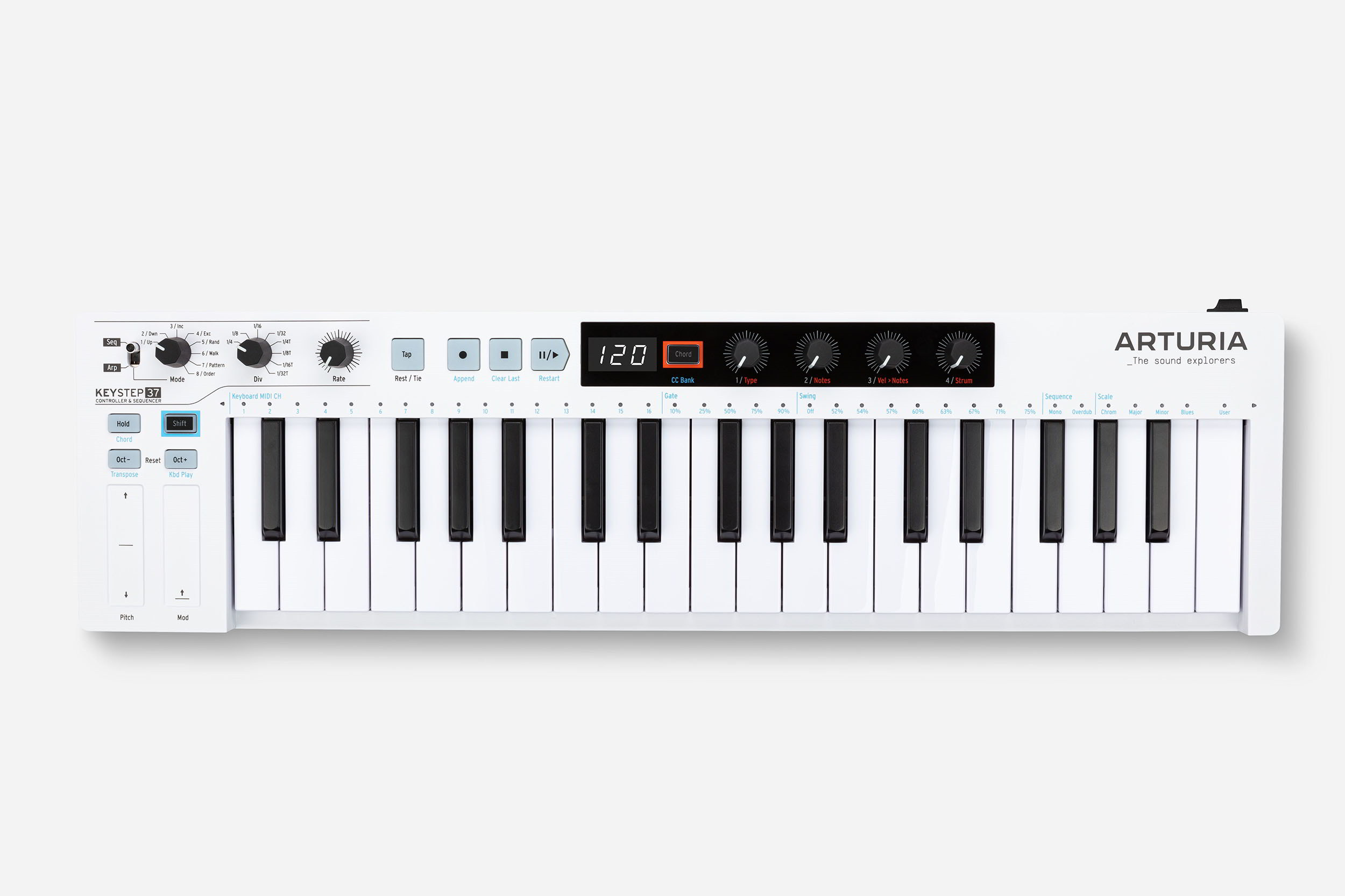 Arturia　MUSIC　PLANT　MIDIキーボードコントローラーKeyStep　37新品在庫状況をご確認ください　WEBSHOP