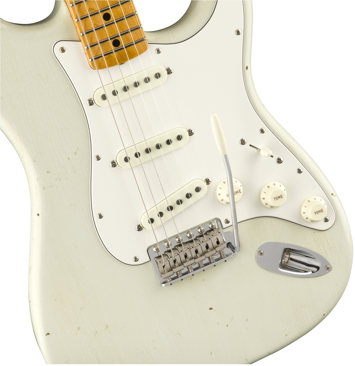 Jimi Hendrix Voodoo Child Signature Stratocaster Journeyman Relic, Maple Fingerboard, Olympic White追加画像 Jimi Hendrix Voodoo Child Signature Stratocaster Journeyman Relic, Maple Fingerboard, Olympic White追加画像