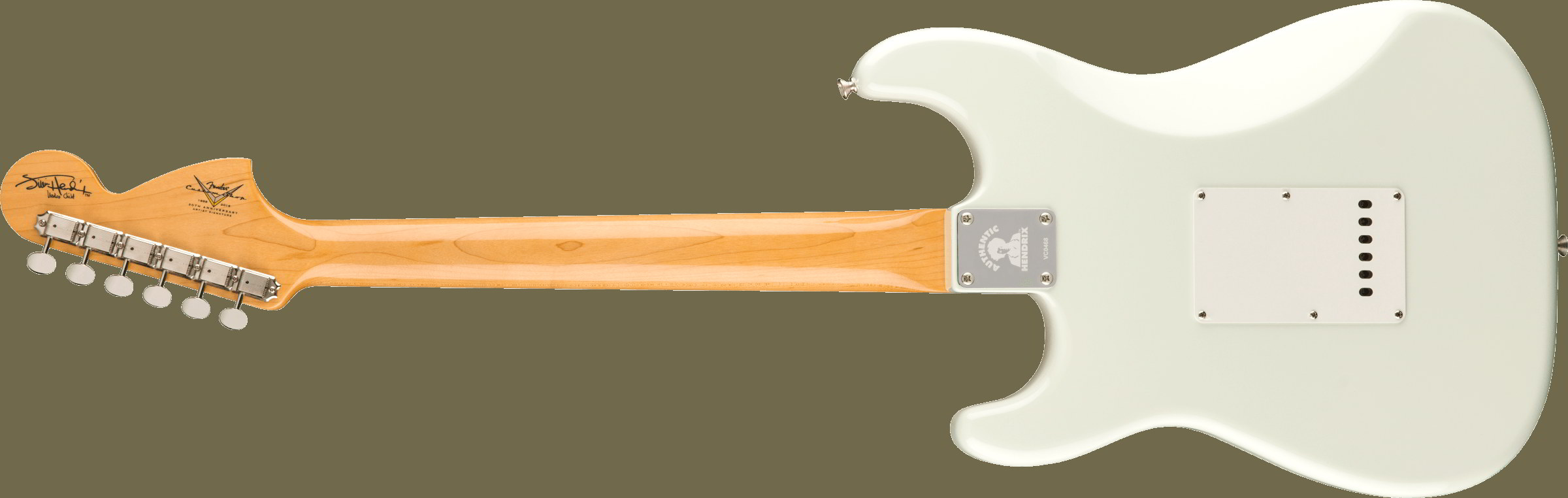 Jimi Hendrix Voodoo Child Signature Stratocaster NOS, Maple Fingerboard, Olympic White追加画像 Jimi Hendrix Voodoo Child Signature Stratocaster NOS, Maple Fingerboard, Olympic White追加画像