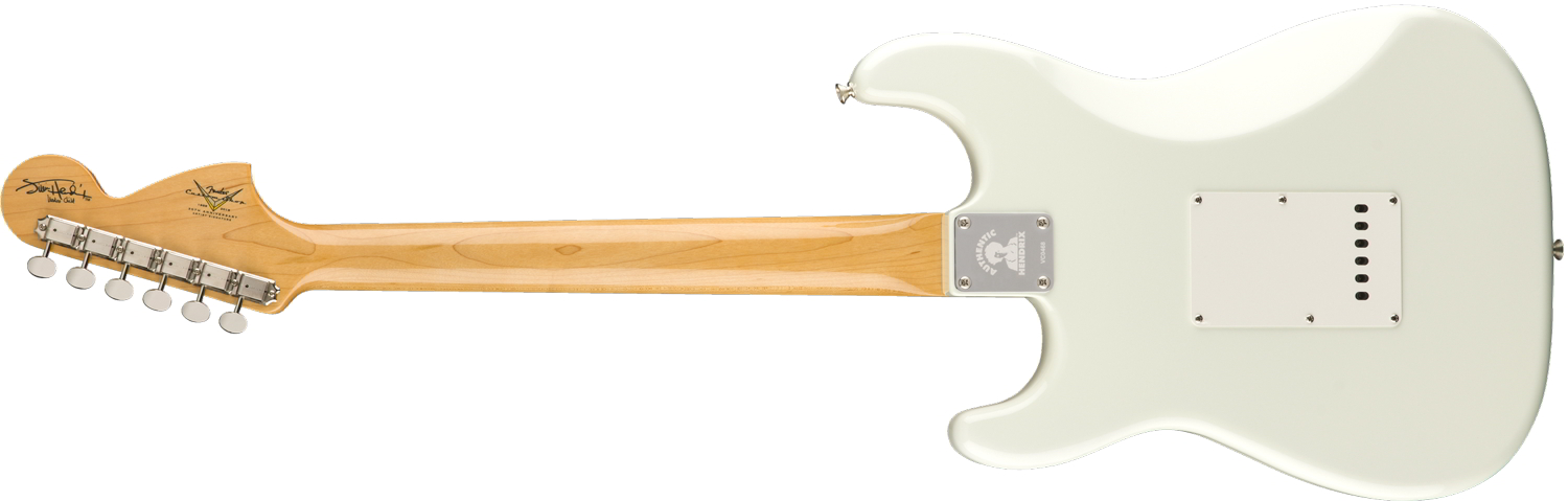 Jimi Hendrix Voodoo Child Signature Stratocaster NOS, Maple Fingerboard, Olympic White背面画像 Jimi Hendrix Voodoo Child Signature Stratocaster NOS, Maple Fingerboard, Olympic White背面画像