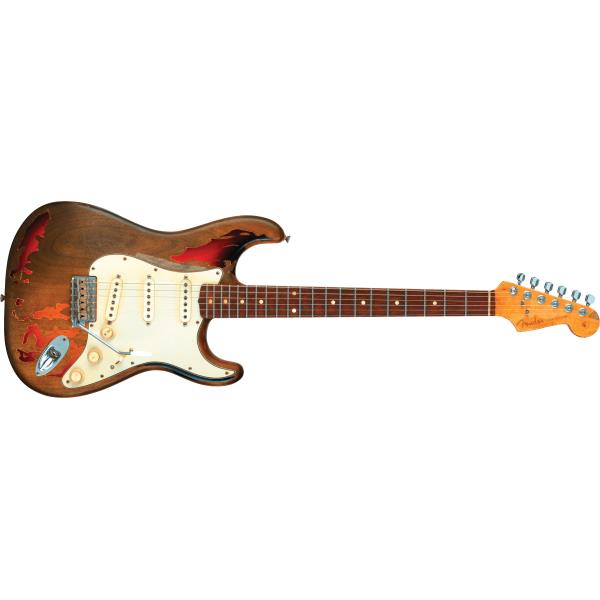 Fender Custom Shop-ストラトキャスターRory Gallagher Signature Stratocaster Relic, Rosewood Fingerboard, 3-Color Sunburst