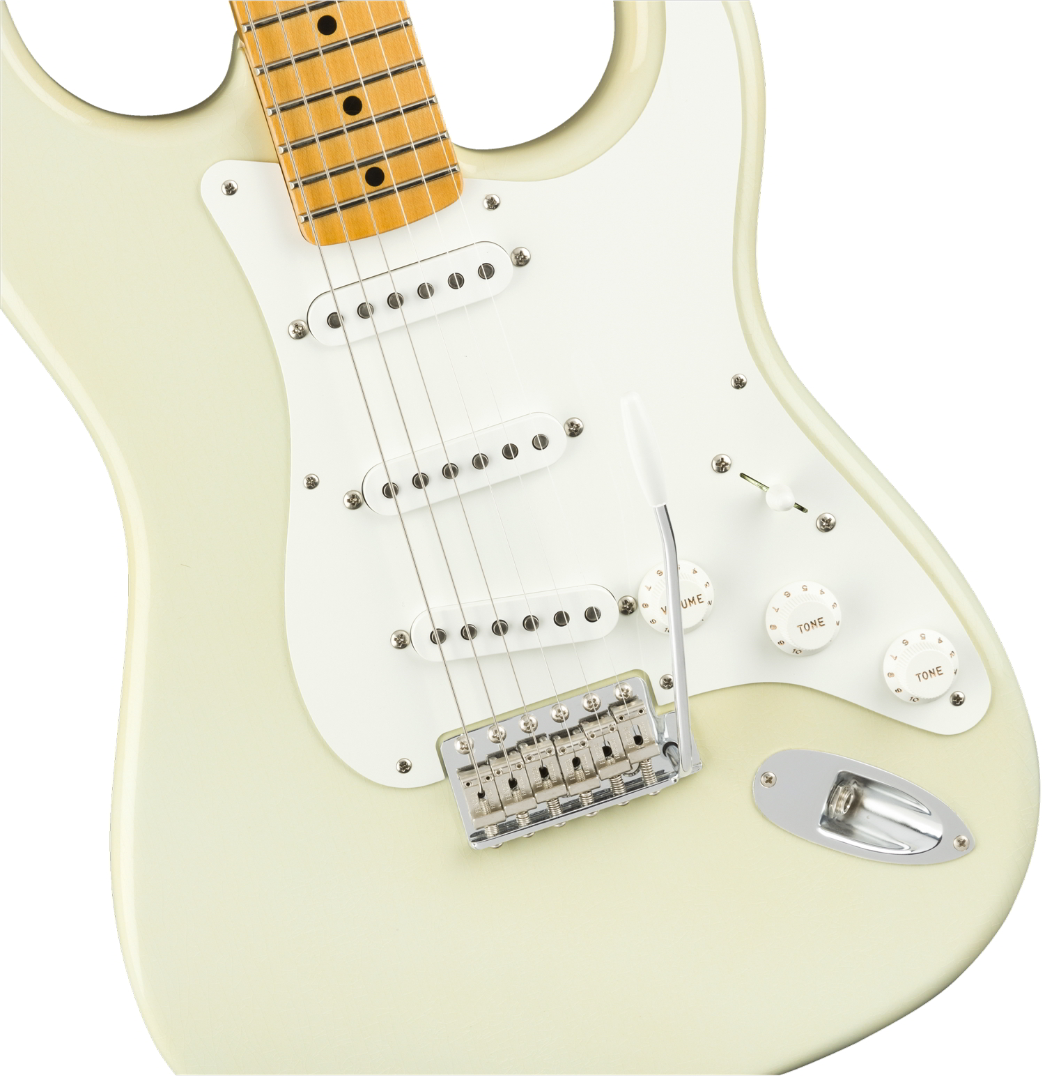 Jimmie Vaughan Stratocaster, Maple Fingerboard, Aged Olympic White追加画像