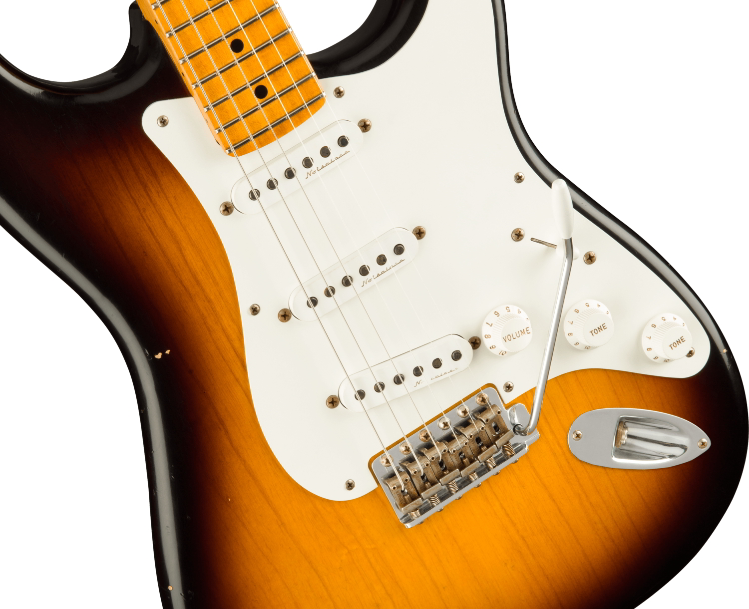 Eric Clapton Signature Stratocaster Journeyman Relic, Maple Fingerboard, 2-Color Sunburst追加画像