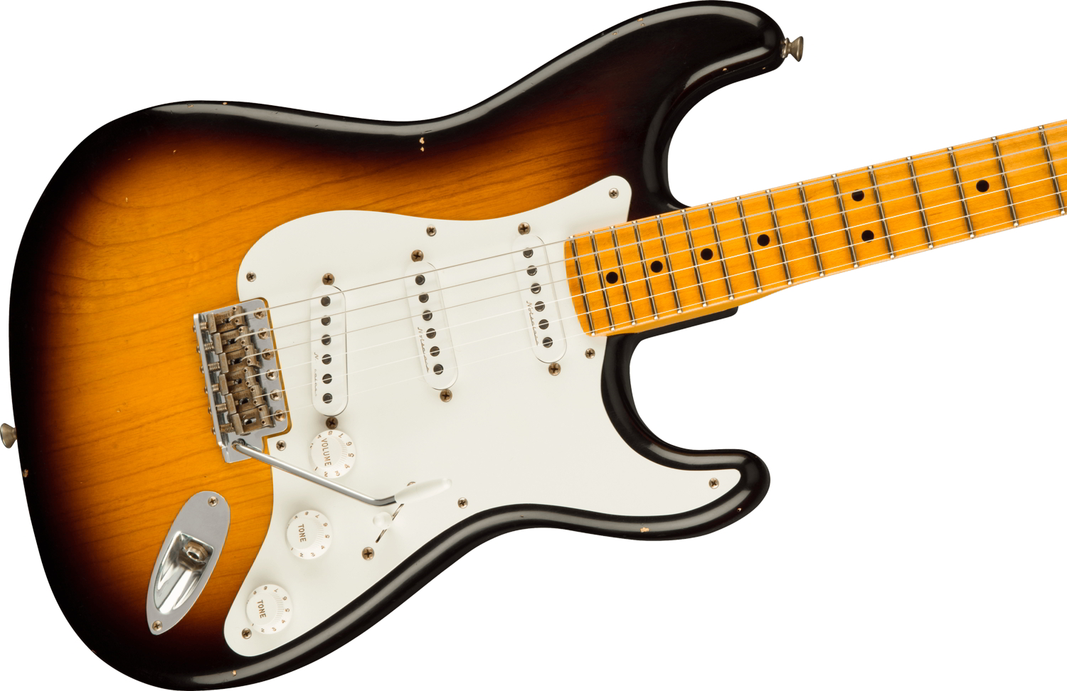 Eric Clapton Signature Stratocaster Journeyman Relic, Maple Fingerboard, 2-Color Sunburst追加画像 Eric Clapton Signature Stratocaster Journeyman Relic, Maple Fingerboard, 2-Color Sunburst追加画像