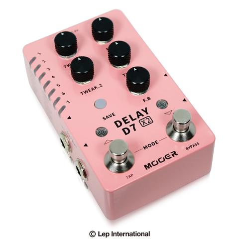 MOOER-ディレイD7 X2 DELAY