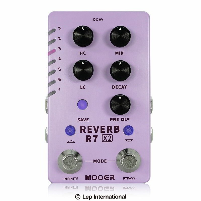 R7 X2 REVERBパネル画像 R7 X2 REVERBパネル画像