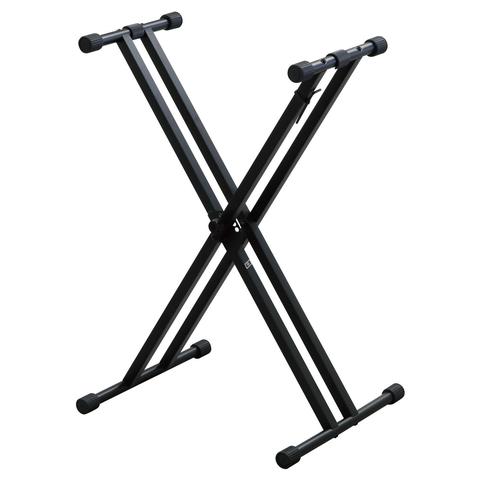 KIKUTANI-スチール製XX型キーボード・スタンドKS-29WA Keyboard Stand BLK