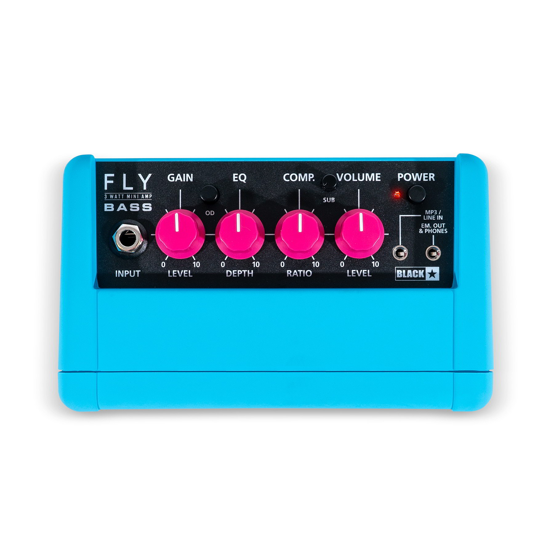 FLY 3 Bass NEON BLUEパネル画像