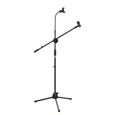 PLATINUM-スマホホルダー付きマイクスタンド
MBS1A Microphone & Smartphone Stand Black