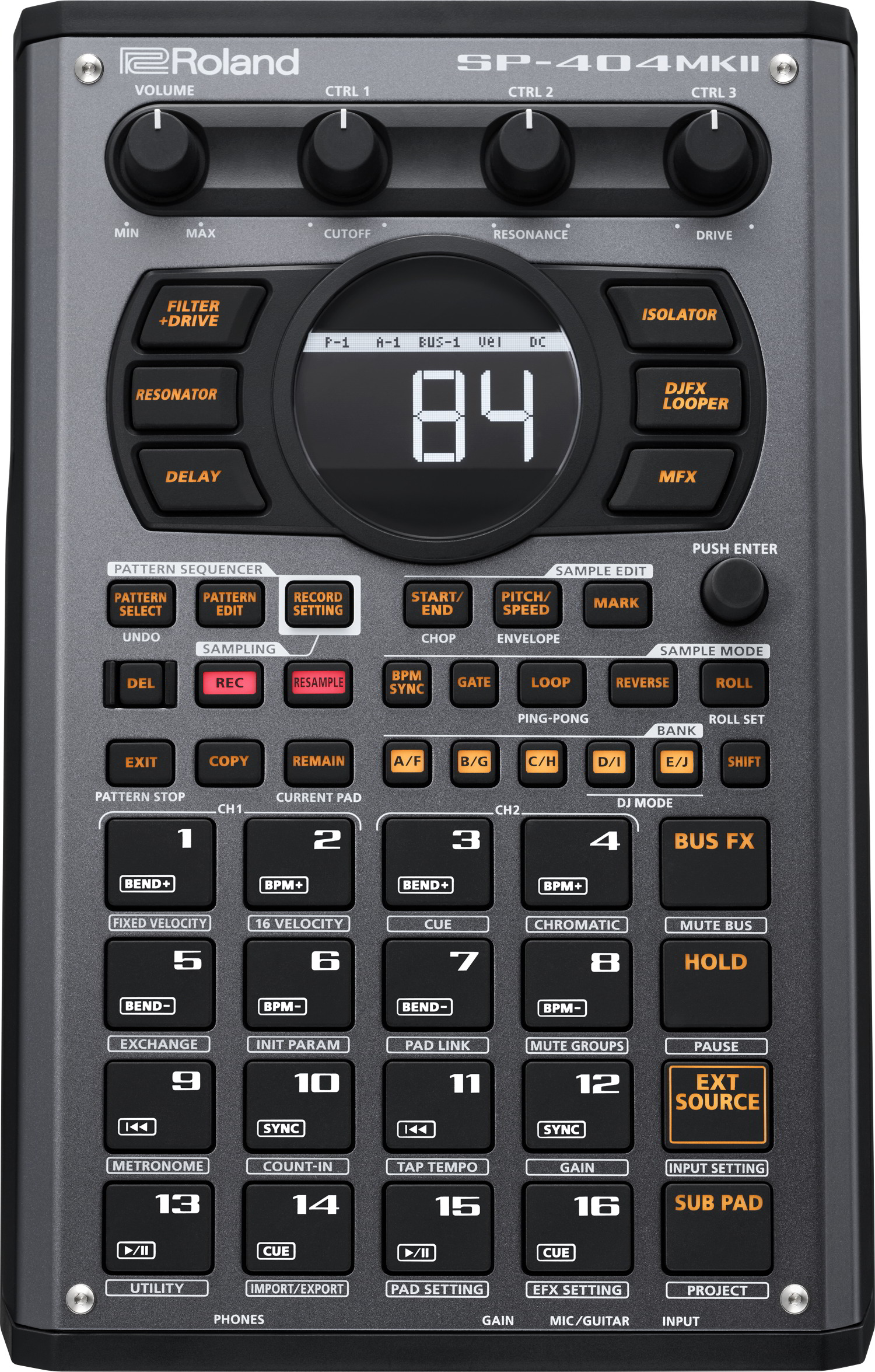 SP-404MKIIパネル画像 SP-404MKIIパネル画像