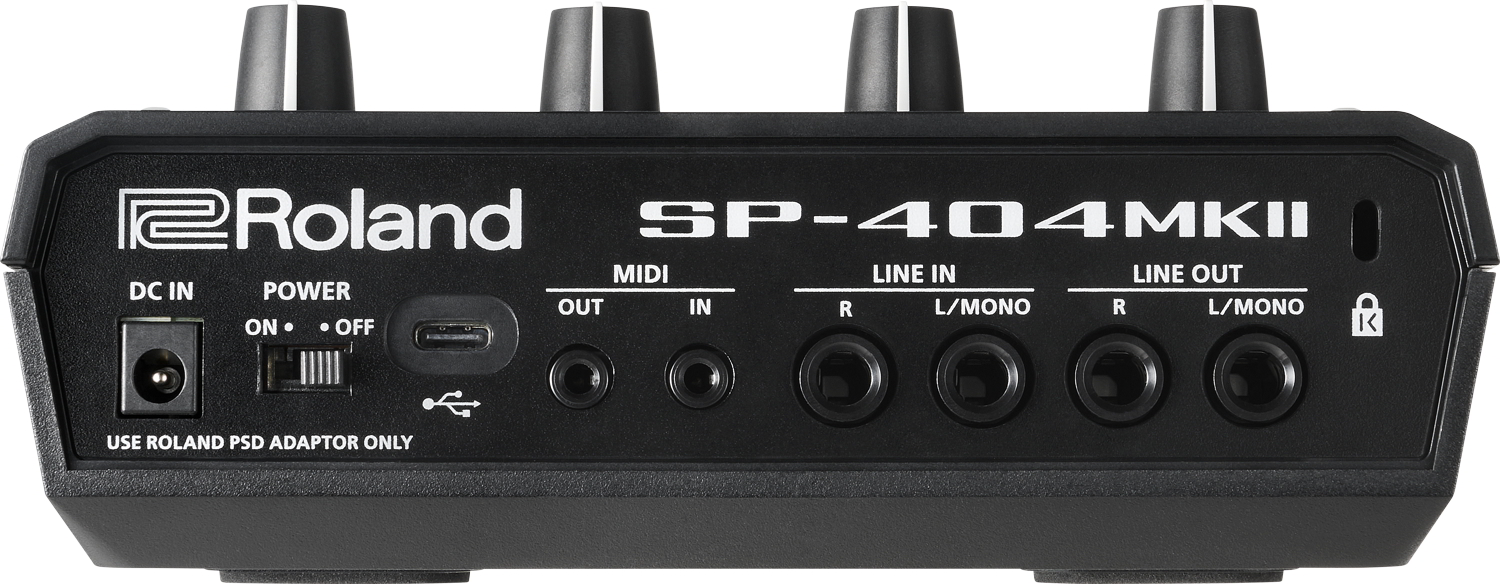 SP-404MKII背面画像 SP-404MKII背面画像