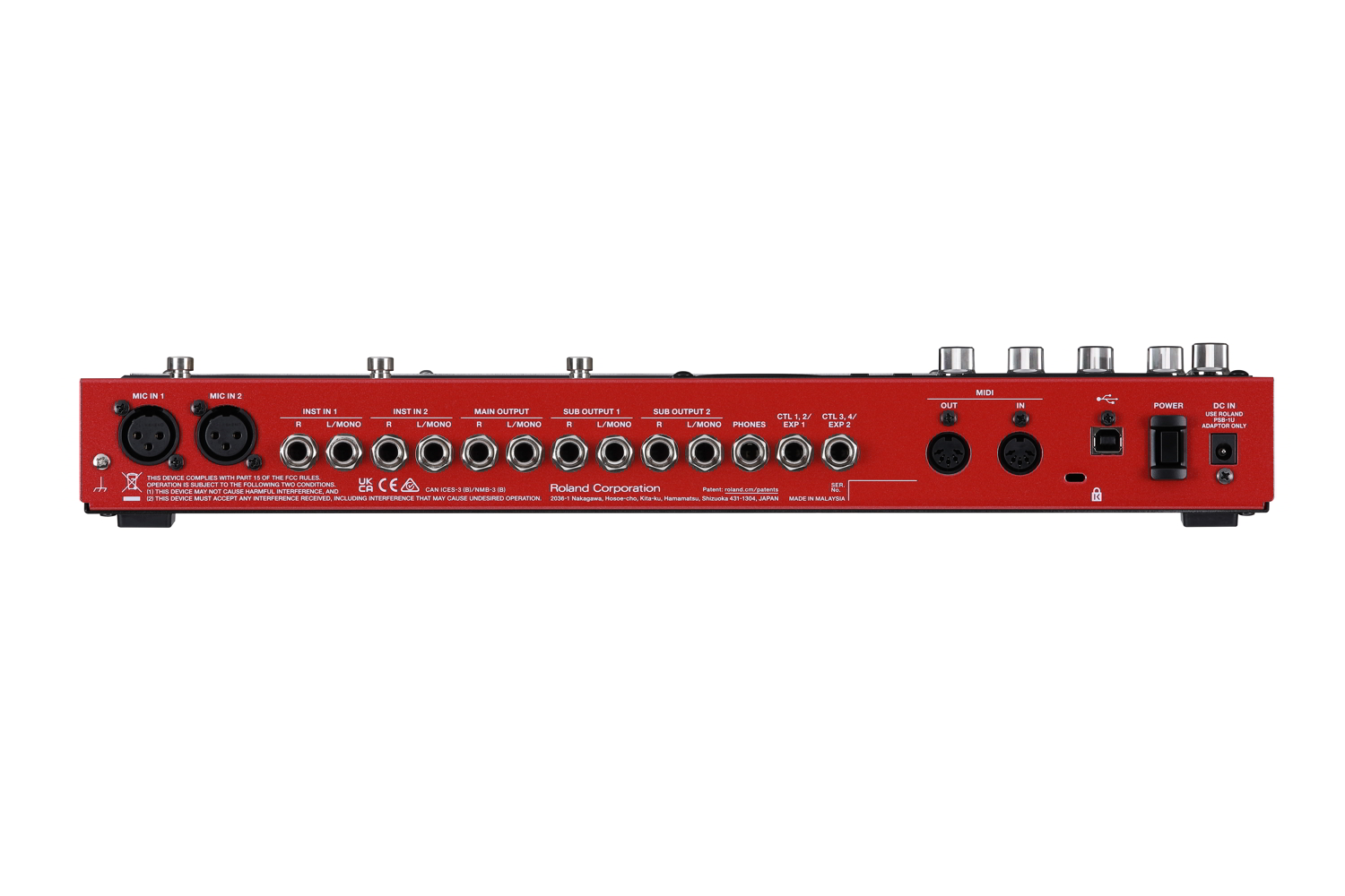RC-600背面画像 RC-600背面画像