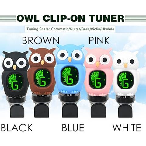 SWIFF-クリップチューナー
Cartoon Tuner Owl　PINK