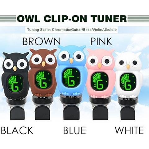 SWIFF-クリップチューナー
Cartoon Tuner Owl　PINK