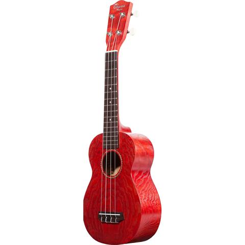 Ohana Ukuleles-ソプラノウクレレSK-15W Red