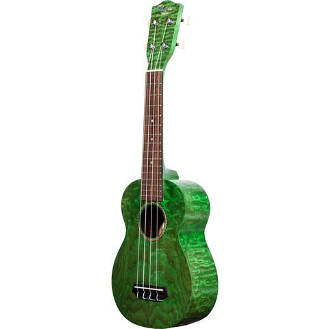 Ohana Ukuleles-ソプラノウクレレSK-15W Green