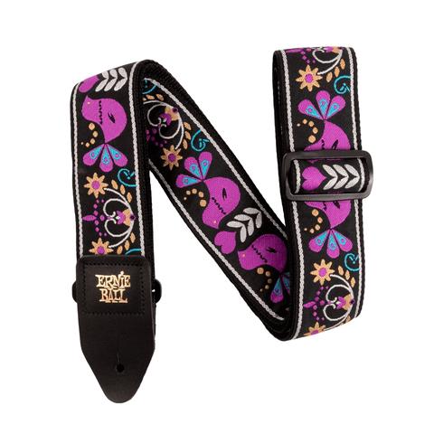 ERNIE BALL-ギター/ベース用ストラップPurple Bird Lupin Jacquard Strap