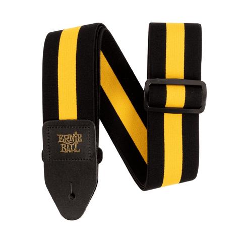 ERNIE BALL-ギター/ベース用ストラップStretch Comfort Racer Yellow Strap