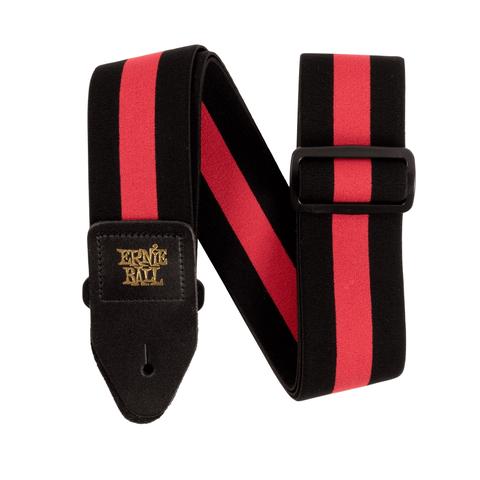 ERNIE BALL-ギター/ベース用ストラップStretch Comfort Racer Red Strap