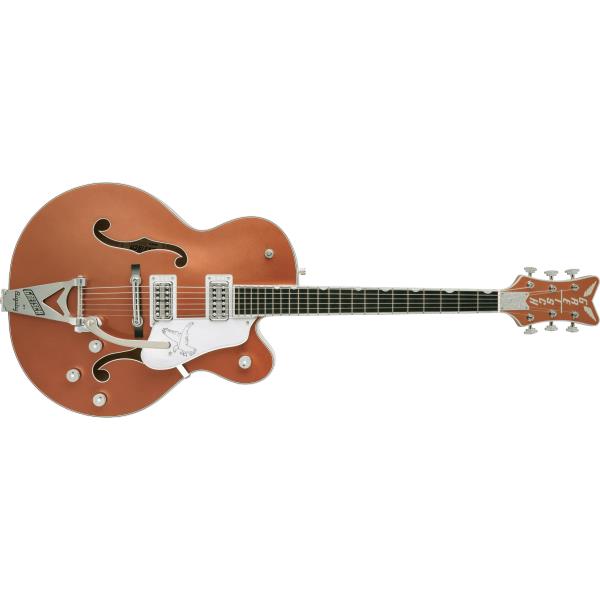 GRETSCH-エレキギター
G6136T Limited Edition Falcon™ with Bigsby®, Ebony Fingerboard, Two-Tone Copper/Sahara Metallic