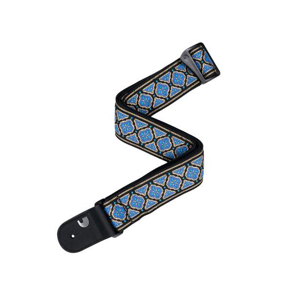 D'Addario | PLANET WAVES-ストラップ
50RW04 Jacquard Models Blue & Gold