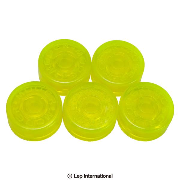 MOOER-エフェクター フットスイッチハットFootswitch Hat Yellow Green FT-YG (5pcs)