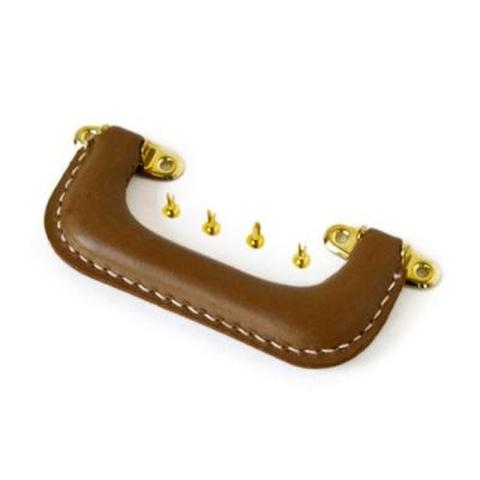 Montreux-革製ハンドルG&G Handle (leather) Tan brass