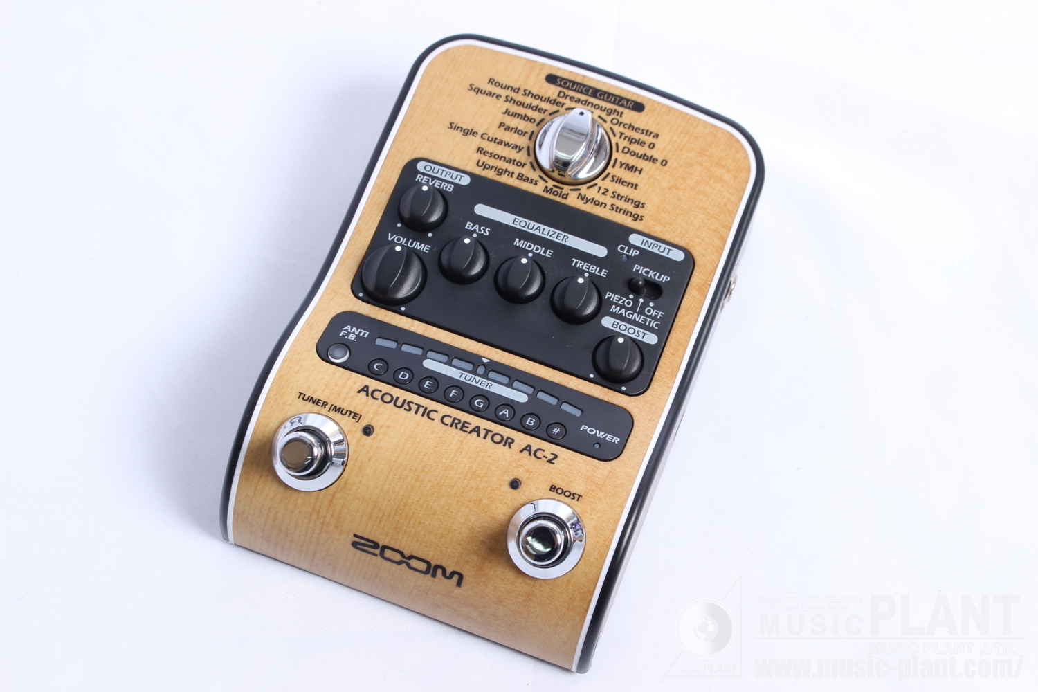 ZOOM アコースティックギタープリアンプAC-2中古()売却済みです。あしからずご了承ください。 | MUSIC PLANT WEBSHOP