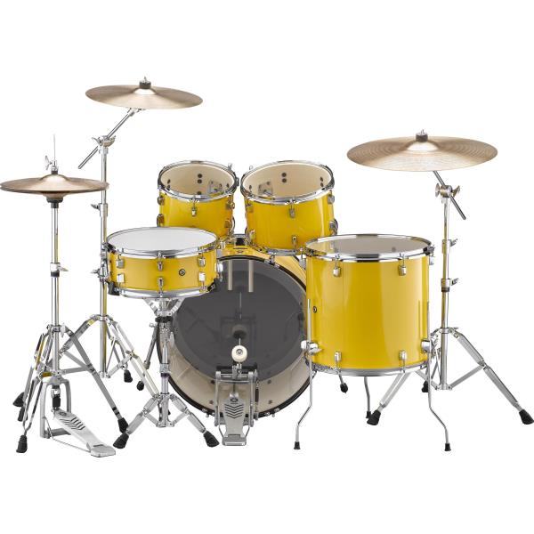 YAMAHA-ドラムシェル5点セットRDP2F5 YL 22" Shell Set