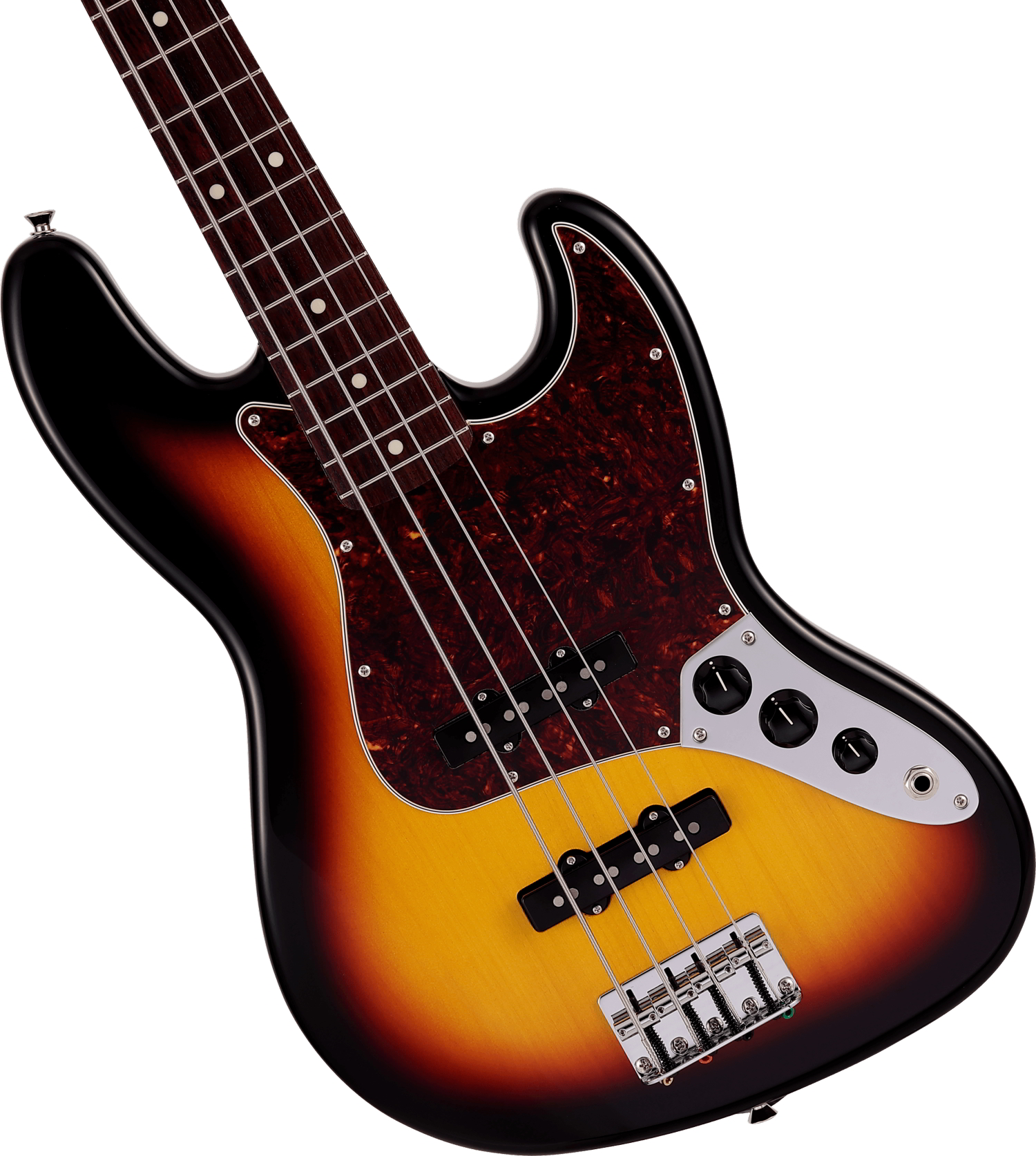 Made in Japan Junior Collection Jazz Bass®, Rosewood Fingerboard, 3-Color Sunburst追加画像