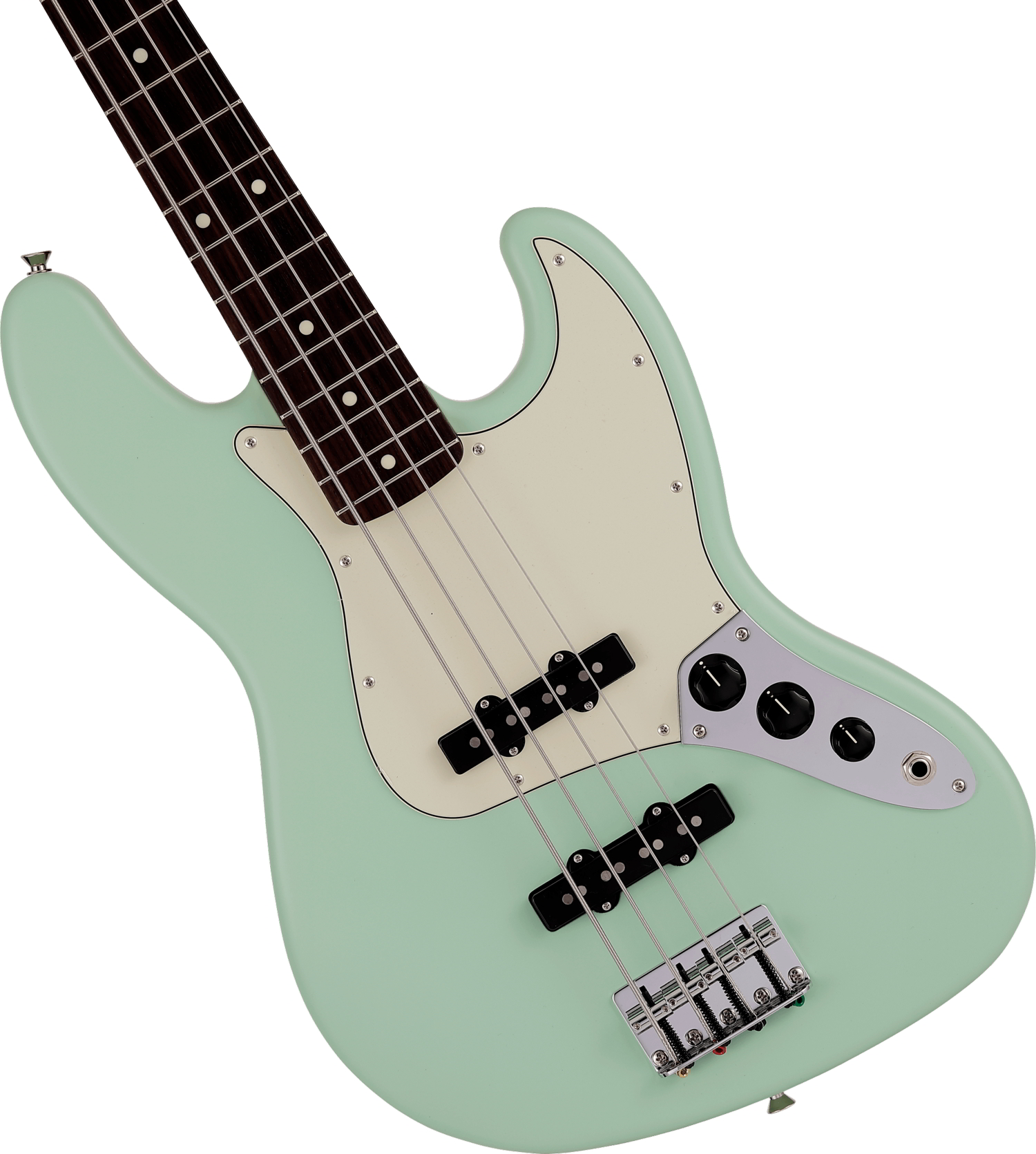 Made in Japan Junior Collection Jazz Bass®, Rosewood Fingerboard, Satin Surf Green追加画像