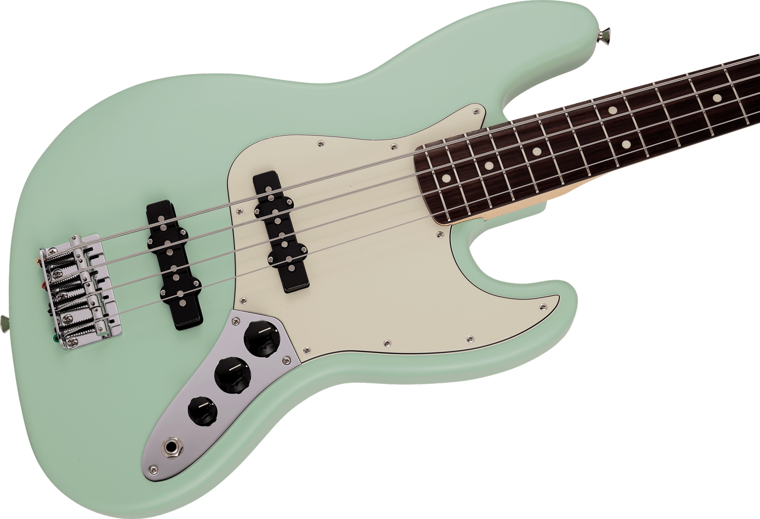 Made in Japan Junior Collection Jazz Bass®, Rosewood Fingerboard, Satin Surf Green追加画像 Made in Japan Junior Collection Jazz Bass®, Rosewood Fingerboard, Satin Surf Green追加画像
