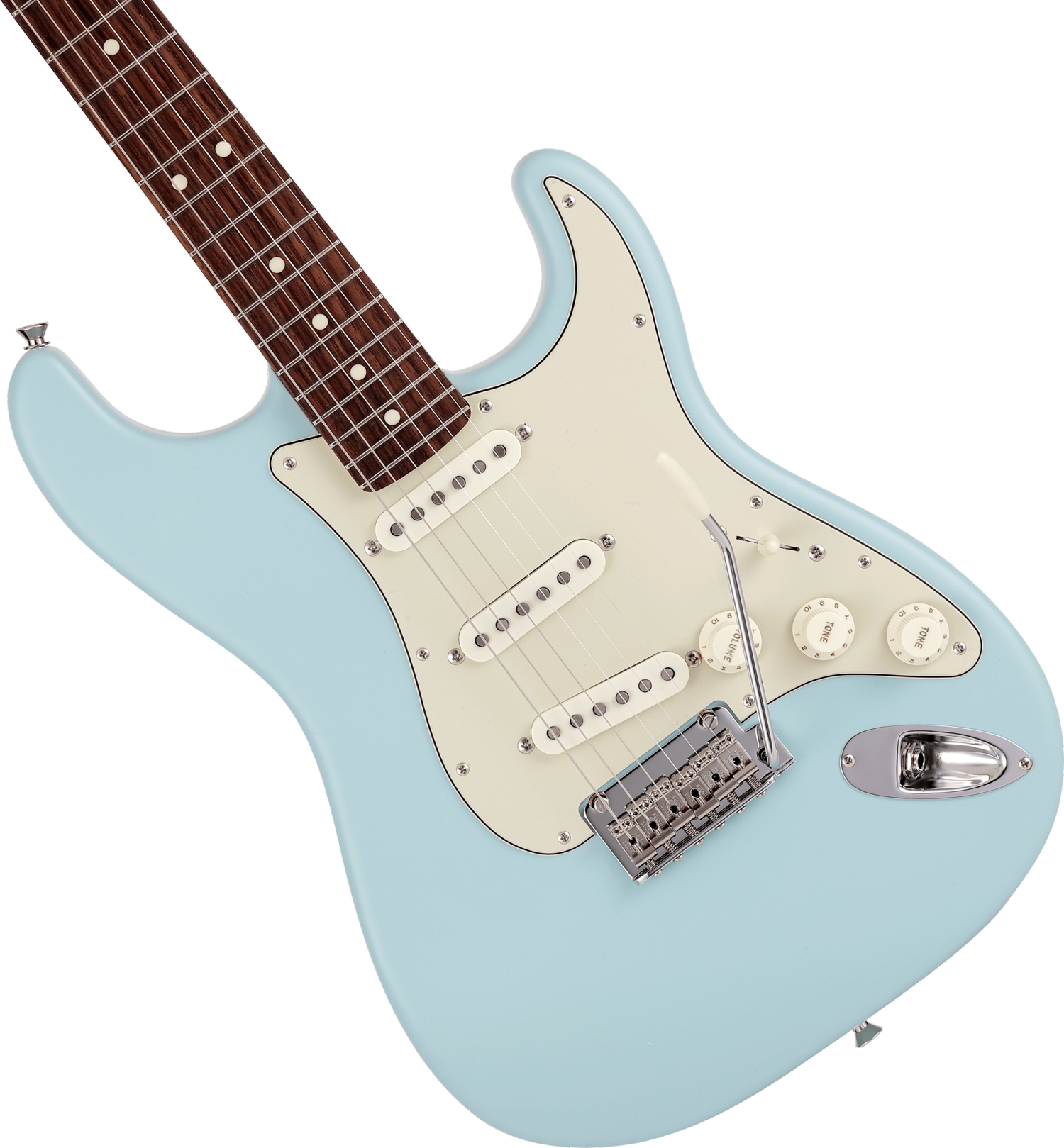 Made in Japan Junior Collection Stratocaster®, Rosewood Fingerboard, Satin Daphne Blue追加画像 Made in Japan Junior Collection Stratocaster®, Rosewood Fingerboard, Satin Daphne Blue追加画像