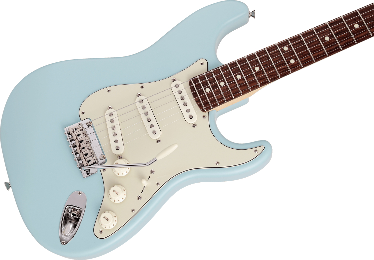Made in Japan Junior Collection Stratocaster®, Rosewood Fingerboard, Satin Daphne Blue追加画像 Made in Japan Junior Collection Stratocaster®, Rosewood Fingerboard, Satin Daphne Blue追加画像