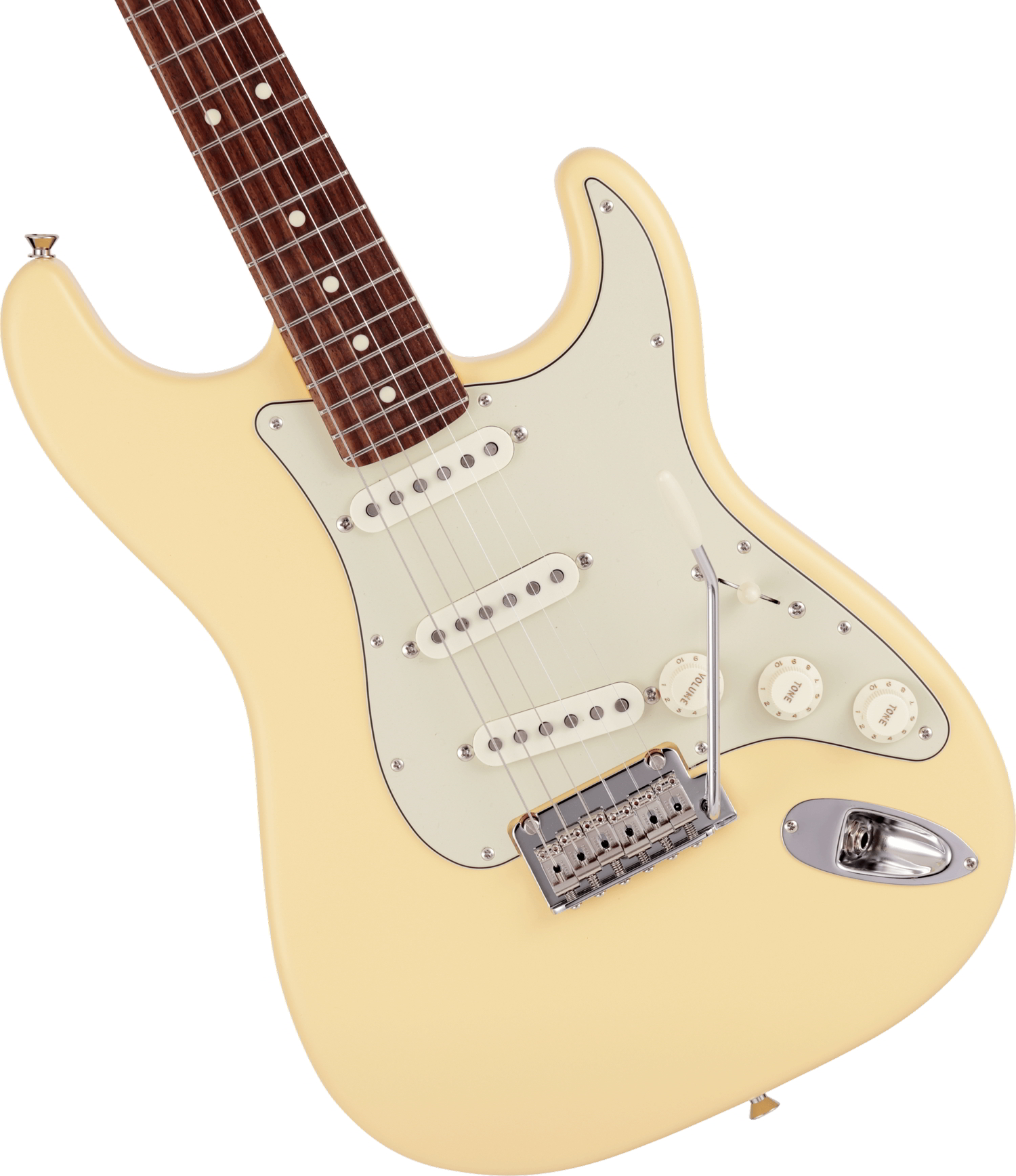Made in Japan Junior Collection Stratocaster®, Rosewood Fingerboard, Satin Vintage White追加画像 Made in Japan Junior Collection Stratocaster®, Rosewood Fingerboard, Satin Vintage White追加画像