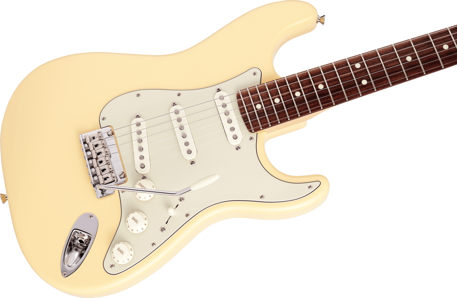 Made in Japan Junior Collection Stratocaster®, Rosewood Fingerboard, Satin Vintage White追加画像 Made in Japan Junior Collection Stratocaster®, Rosewood Fingerboard, Satin Vintage White追加画像