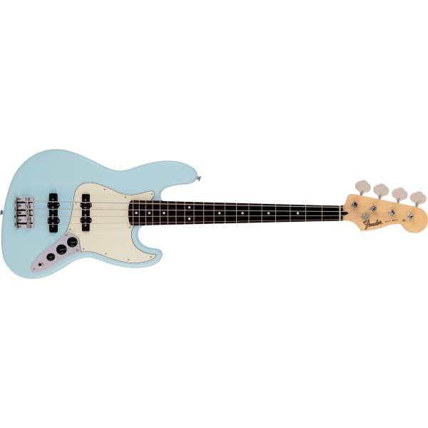 Fender-ジャズベースMade in Japan Junior Collection Jazz Bass®, Rosewood Fingerboard, Satin Daphne Blue