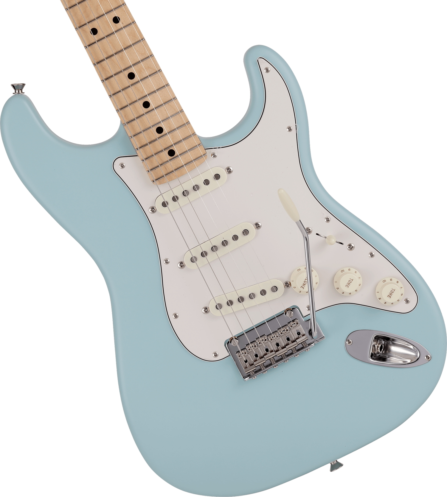 Made in Japan Junior Collection Stratocaster®, Maple Fingerboard, Satin Daphne Blue追加画像 Made in Japan Junior Collection Stratocaster®, Maple Fingerboard, Satin Daphne Blue追加画像