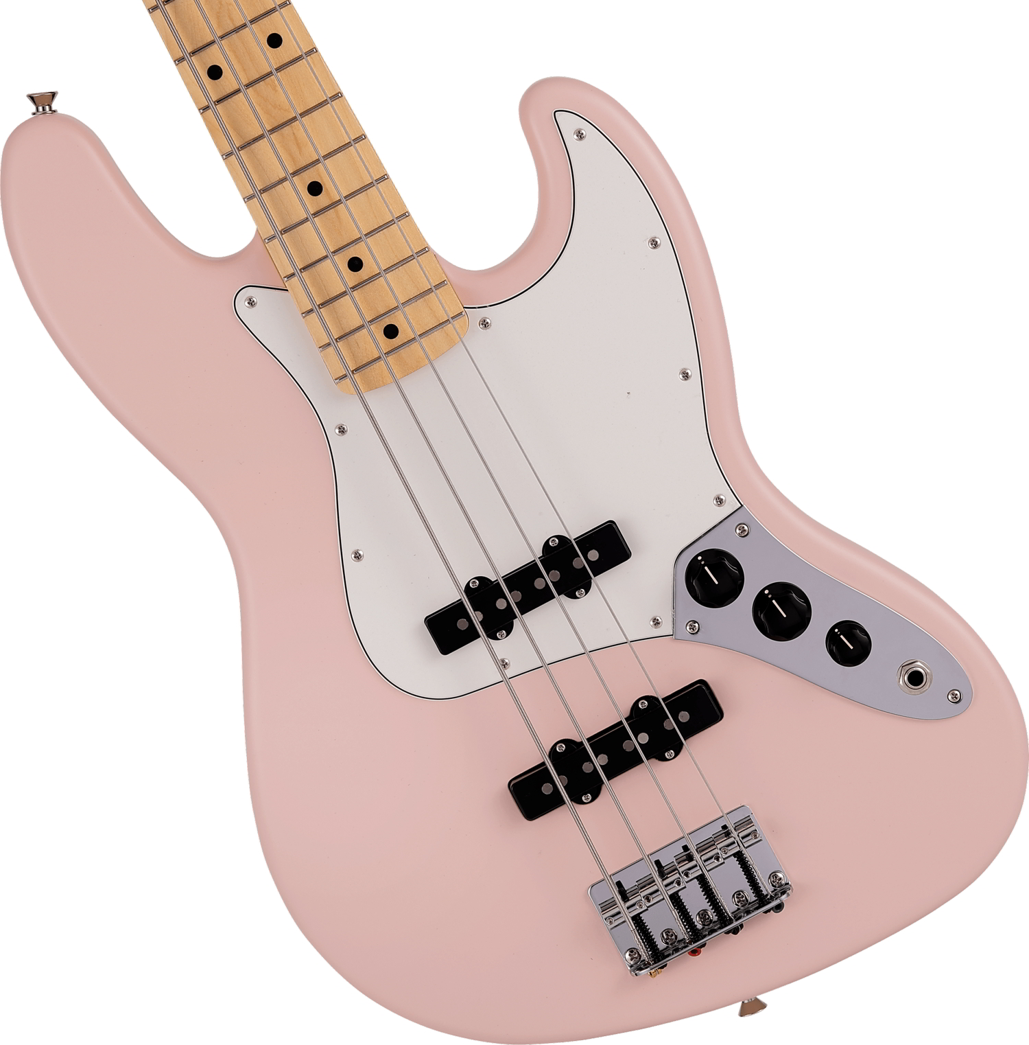 Made in Japan Junior Collection Jazz Bass®, Maple Fingerboard, Satin Shell Pink追加画像 Made in Japan Junior Collection Jazz Bass®, Maple Fingerboard, Satin Shell Pink追加画像
